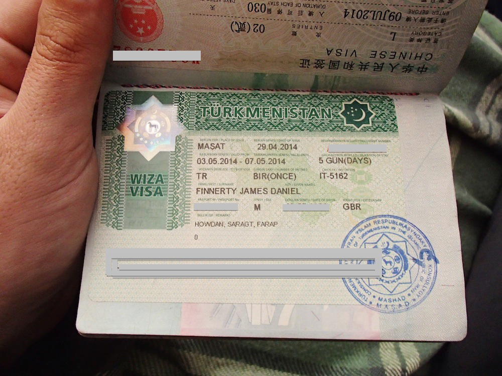 Türkmenistan vize